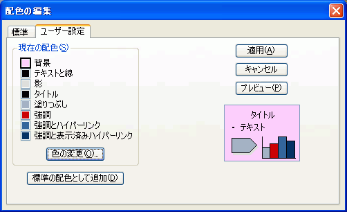 背景色が変更された