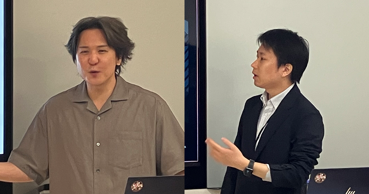 （右から）SBテクノロジー株式会社 プリンシパルセキュリティリサーチャー 辻伸弘氏、同社 セキュリティ＆テクノロジー本部 サービス統括部 マネージドセキュリティ部 セキュリティアナリストグループ 鈴木雅人氏