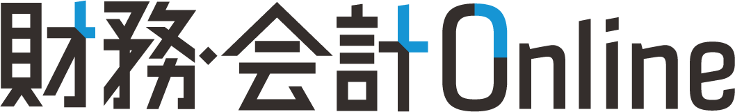 「財務・会計Online」のロゴタイプ。EnterpriseZineや既存のサブメディア（Security Online、DB Online）と同様のデザインを踏襲し、ブランドラインを統一したデザインに