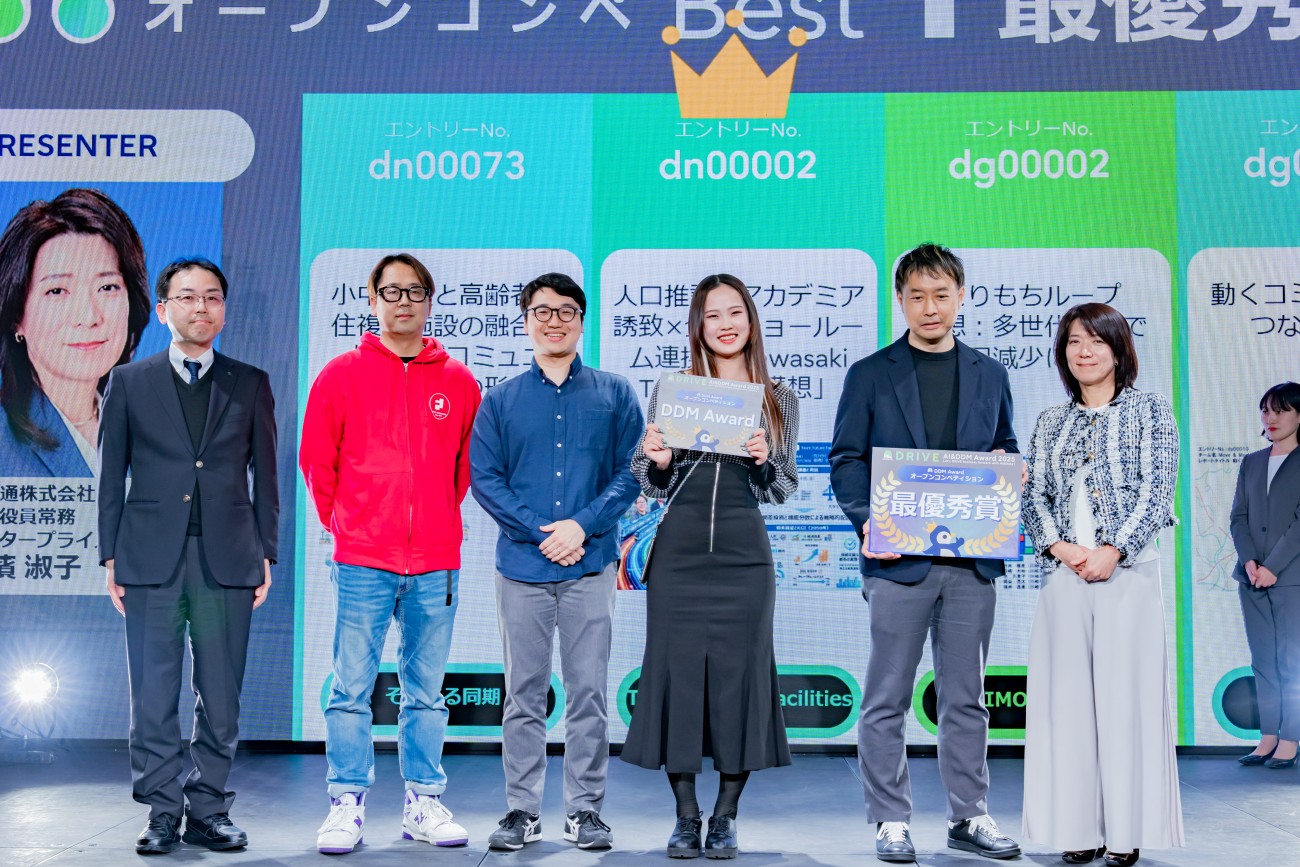 Team Future Facilitiesチーム受賞の様子