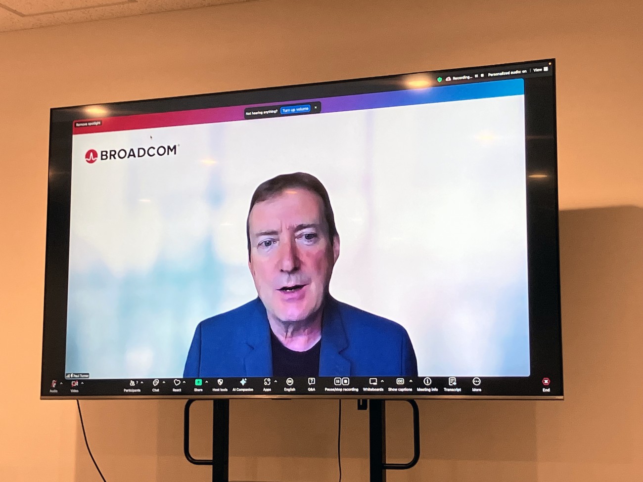 Broadcom VCF部門 製品担当バイスプレジデント ポール・ターナー氏
