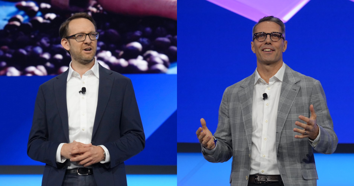 【左】トーマス・ザウアーエシッヒ氏（Chief Customer Officer, SAP Executive Board, SAP）／【右】ヤン・ギルグ氏（Global President Customer Success & Americas, Member of the SAP Extended Board, SAP SE）