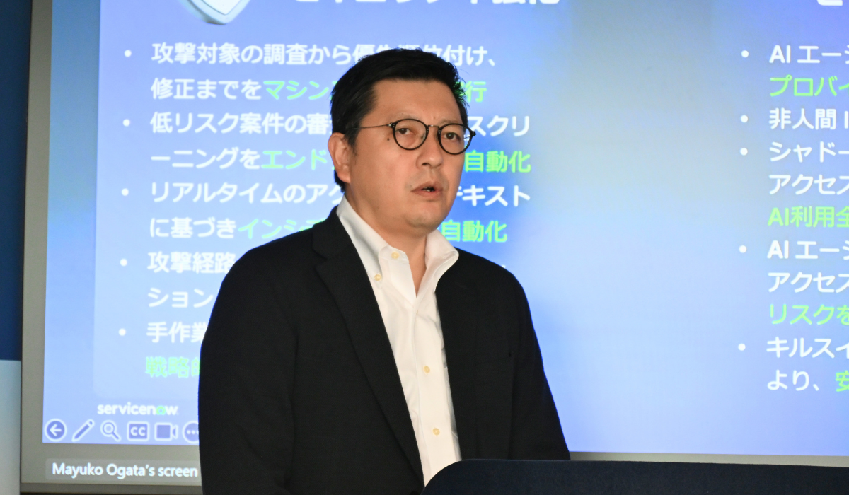 ServiceNow Japan合同会社 専務執行役員 COO(Chief Operating Officer) 原智宏氏