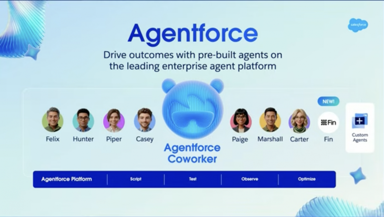 8種類のJob-Readyエージェント（出典：Salesforce）